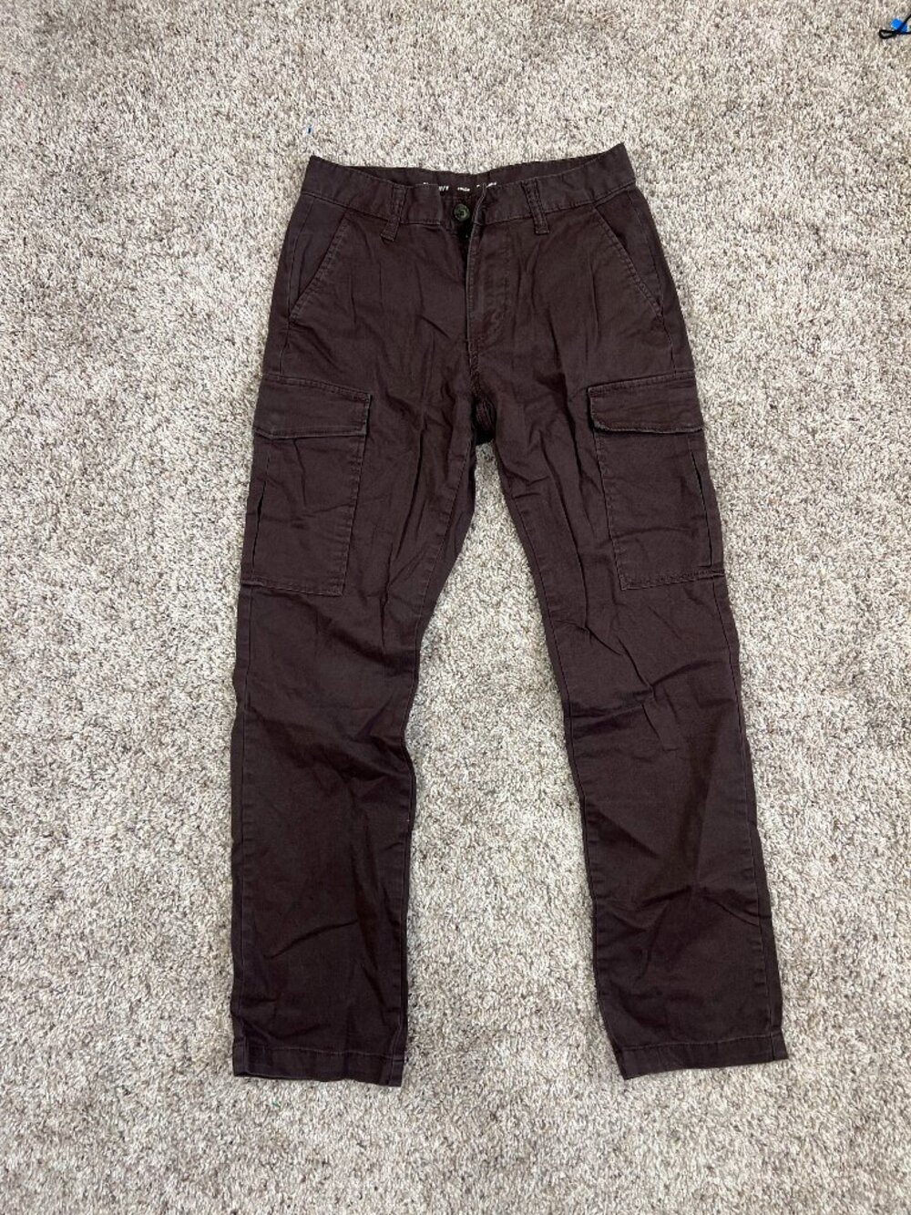 Old Navy Cargo Pants Men's 29X32 Straight Leg Brown Utility Built in Flex Y2K